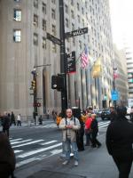 Wall Street angolo Broadway, NewYork, NY, USA, Novembre 2011