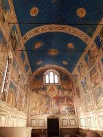 Padova, affrescchi di Giotto nella Cappella degli Scrovegni, Gennaio 2020