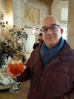 Padova, un aperitivo al Caffè Storico Pedrocchi, culla dell'Unità d'Italia, Gennaio 2020