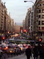 Madrid (E), La Gran Via, Maggio 2014.