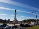 Lisbona (P), Maggio 2017. Piazza Marques Pombal.