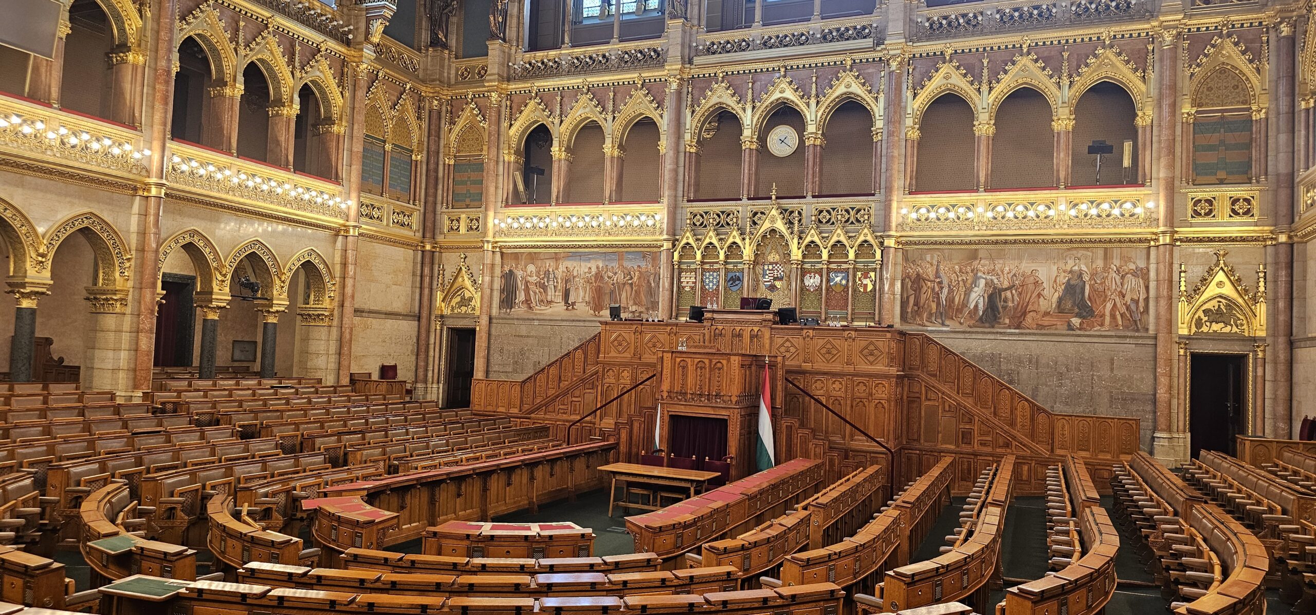 Budapest (Hun), Giugno 2025, Il Parlamento, Aula del Senato