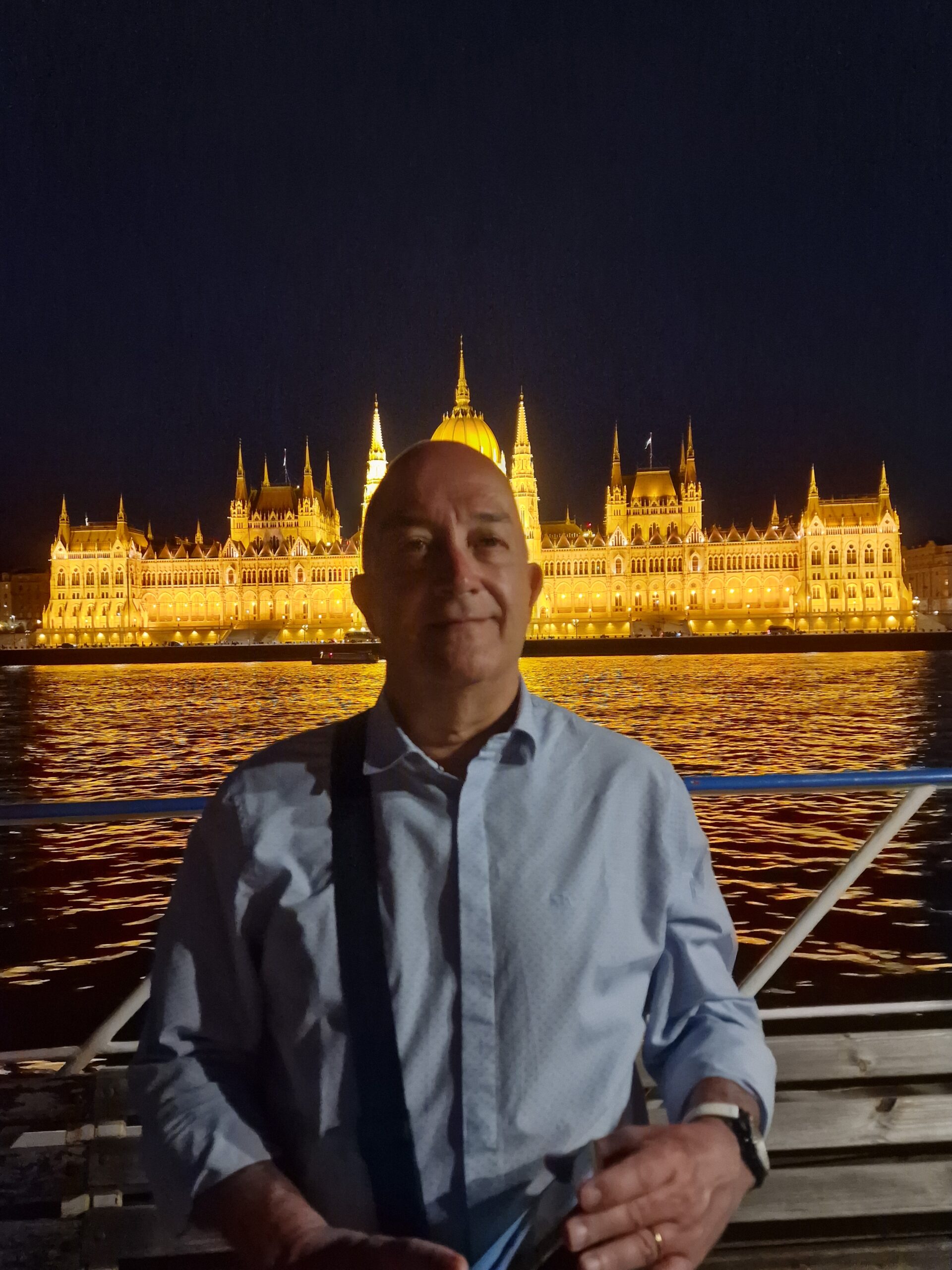 Budapest (Hun), Giugno 2025, crociera notturna sul Danubio