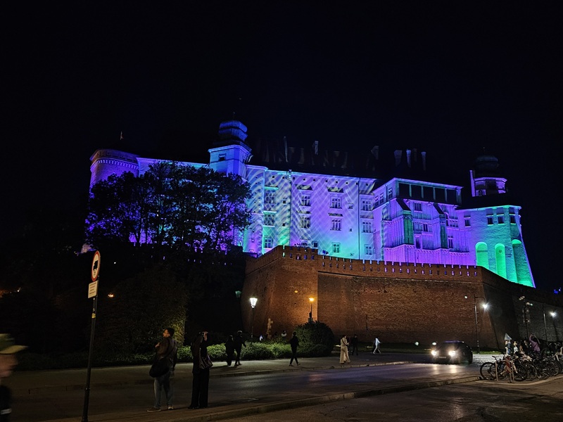 Cracovia (PL), Settembre 2026, Il Castello di Wawel "by night".